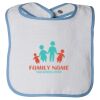 Infant Contrast Trim Terry Bib Thumbnail