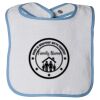 Infant Contrast Trim Terry Bib Thumbnail