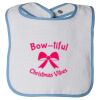 Infant Contrast Trim Terry Bib Thumbnail