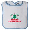 Infant Contrast Trim Terry Bib Thumbnail
