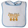 Infant Contrast Trim Terry Bib Thumbnail