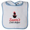 Infant Contrast Trim Terry Bib Thumbnail