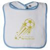 Infant Contrast Trim Terry Bib Thumbnail