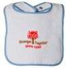 Infant Contrast Trim Terry Bib Thumbnail