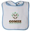 Infant Contrast Trim Terry Bib Thumbnail
