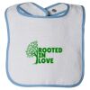 Infant Contrast Trim Terry Bib Thumbnail