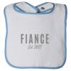 Infant Contrast Trim Terry Bib Thumbnail