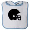Infant Contrast Trim Terry Bib Thumbnail