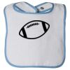 Infant Contrast Trim Terry Bib Thumbnail