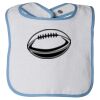 Infant Contrast Trim Terry Bib Thumbnail