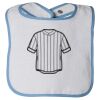 Infant Contrast Trim Terry Bib Thumbnail