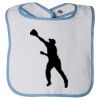 Infant Contrast Trim Terry Bib Thumbnail