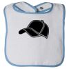 Infant Contrast Trim Terry Bib Thumbnail