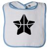 Infant Contrast Trim Terry Bib Thumbnail