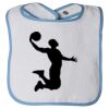Infant Contrast Trim Terry Bib Thumbnail