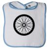 Infant Contrast Trim Terry Bib Thumbnail