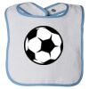 Infant Contrast Trim Terry Bib Thumbnail