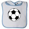 Infant Contrast Trim Terry Bib Thumbnail