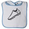 Infant Contrast Trim Terry Bib Thumbnail
