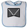 Infant Contrast Trim Terry Bib Thumbnail