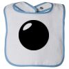 Infant Contrast Trim Terry Bib Thumbnail