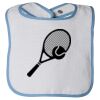 Infant Contrast Trim Terry Bib Thumbnail