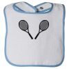 Infant Contrast Trim Terry Bib Thumbnail