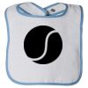 Infant Contrast Trim Terry Bib Thumbnail