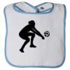 Infant Contrast Trim Terry Bib Thumbnail