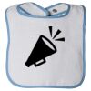 Infant Contrast Trim Terry Bib Thumbnail