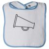 Infant Contrast Trim Terry Bib Thumbnail