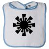Infant Contrast Trim Terry Bib Thumbnail