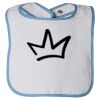 Infant Contrast Trim Terry Bib Thumbnail