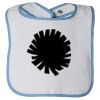 Infant Contrast Trim Terry Bib Thumbnail