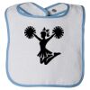 Infant Contrast Trim Terry Bib Thumbnail