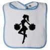 Infant Contrast Trim Terry Bib Thumbnail