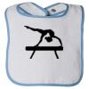 Infant Contrast Trim Terry Bib Thumbnail