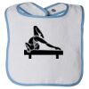 Infant Contrast Trim Terry Bib Thumbnail
