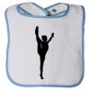 Infant Contrast Trim Terry Bib Thumbnail