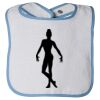 Infant Contrast Trim Terry Bib Thumbnail