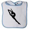 Infant Contrast Trim Terry Bib Thumbnail
