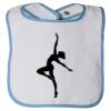 Infant Contrast Trim Terry Bib Thumbnail