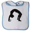 Infant Contrast Trim Terry Bib Thumbnail