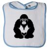 Infant Contrast Trim Terry Bib Thumbnail