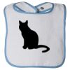 Infant Contrast Trim Terry Bib Thumbnail