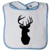 Infant Contrast Trim Terry Bib Thumbnail