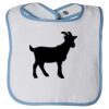 Infant Contrast Trim Terry Bib Thumbnail