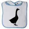 Infant Contrast Trim Terry Bib Thumbnail