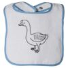 Infant Contrast Trim Terry Bib Thumbnail