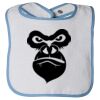 Infant Contrast Trim Terry Bib Thumbnail